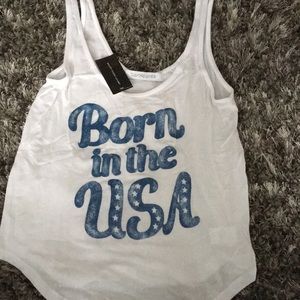 Born in the USA tank top